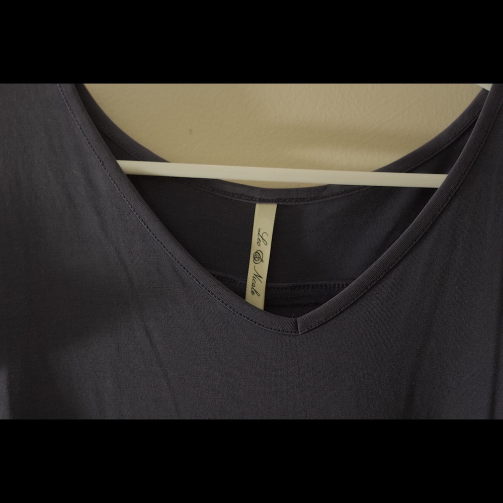navy blue soft tee